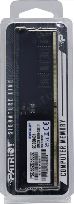 Модуль памяти DIMM 32GB DDR5-5600 PSD532G56002 PATRIOT - фото №6