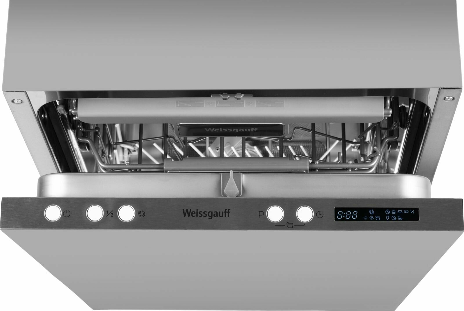 Умная посудомоечная машина с Wi-Fi, лучом на полу и авто-открыванием Weissgauff BDW 4533 D Wi-Fi