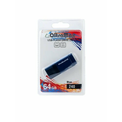 USB флеш накопитель OM-64GB-240-синий