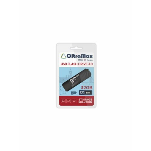 USB флеш накопитель OM-32GB-320-Black USB 3.0 накопитель usb 2 0 32gb oltramax om032gb30 bl 30 синий