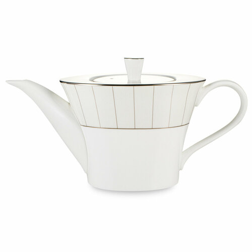Заварочный чайник из костяного фарфора 950 мл белыйсеребристый серия Великолепие Narumi NAR-51391-4658 24810₽