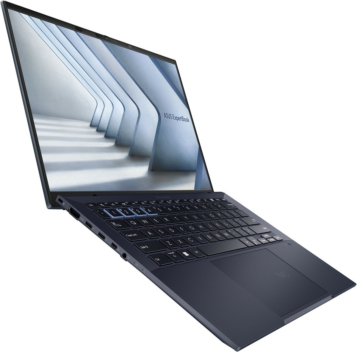 Ноутбук ASUS 90NX05W1-M00NH0 i5-1335U/16GB/1TB SSD/Iris Xe Graphics/14" OLED WQXGA+/WiFi/BT/Cam/Bag/Win11Pro/black - фото №7