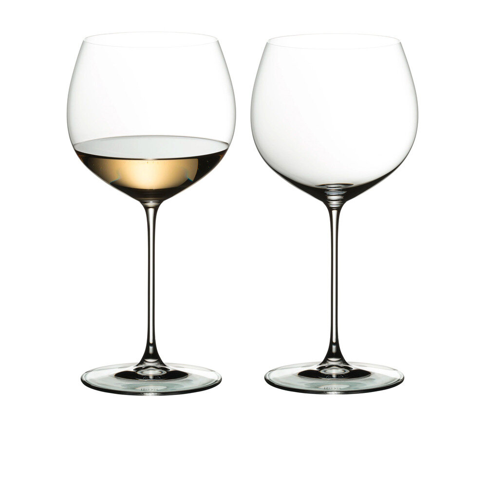 Набор из 2-х хрустальных бокалов для белого вина Oaked Chardonnay, 620 мл, прозрачный, серия Veritas, Riedel, 6449/97
