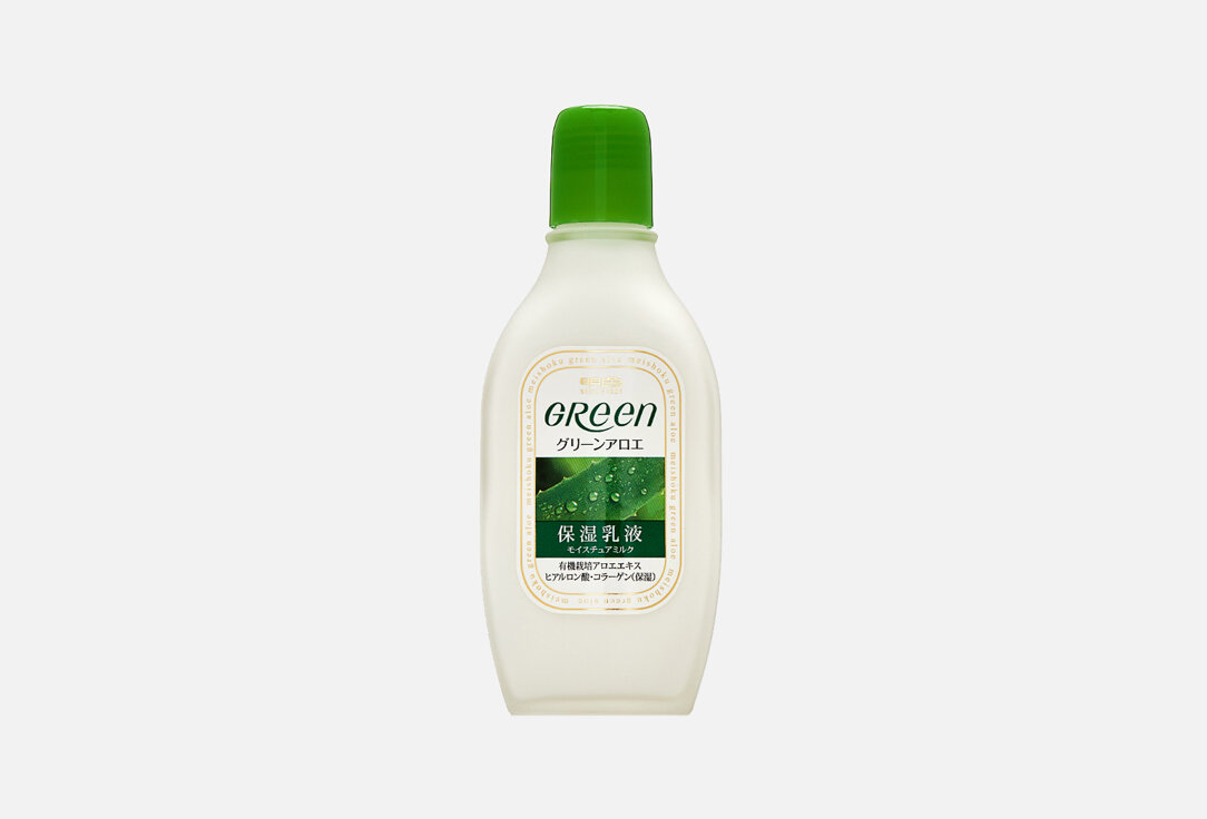 Молочко для лица Meishoku Japan, Green Plus Aloe Moisture Milk 170мл