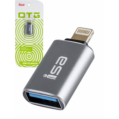 переходник otg lightning usb 3 0 адаптер для iphone для подключения usb флешки и других устройств Переходник адаптер, iPhone lighting на USB 2.0