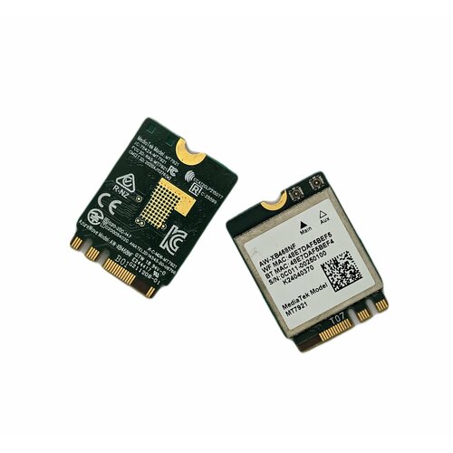 Модуль Wi-Fi 6/6E M.2 MediaTek MT7921 AW-XB468NF (OEM) killer ax1675i wi fi 6e m 2 key e cnvio 2 tri band 2 4g 5g 6ghz wireless network card ax211 for bluetooth 5 2 support windows 10