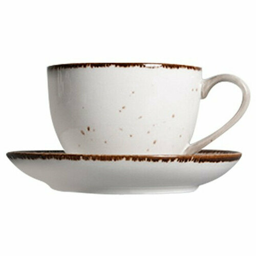 Чашка с блюдцем atmosphere elegantica 200мл фарфор 2557₽
