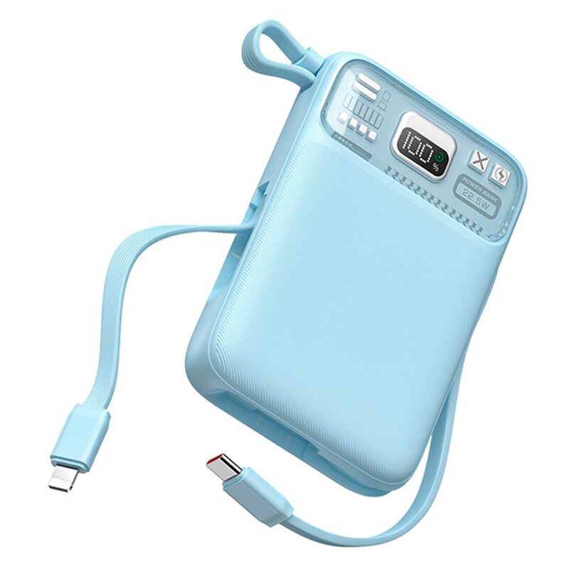 Внешний аккумулятор Wiwu Power Bank Wi-P016 10000mAh Blue 6976195096255