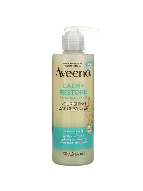 Средства для снятия макияжа AVEENO, Очищающее молочко Aveeno на основе овса, 232 мл