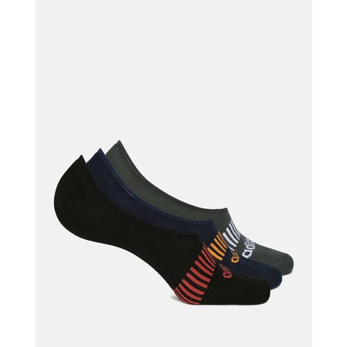 фото Носки adidas, 3 пары, размер os, черный