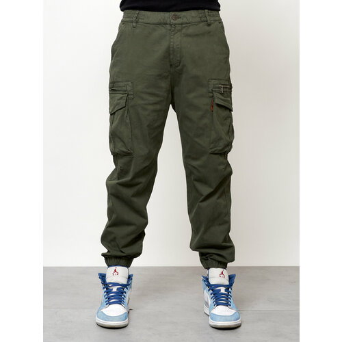 Джинсы карго , размер W30/L29, хаки джинсы карго размер w30 l29 коричневый