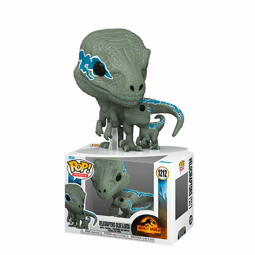 Фигурка Funko POP! Movies Jurassic World Dominion Velociraptors (Blue & Beta) (1212) 62223 фигурка funko pop movies jurassic world dominion t rex 1211 62222