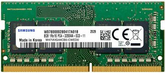 Оперативная память Samsung SODIMM DDR4 8Gb 3200MHz pc-25600 CL22 1.2V (M471A1G44CB0-CWE)