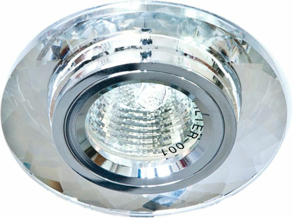 Светильник потолочный, MR16 G5.3 серебро + серебро, DL8050-2 арт. 18643