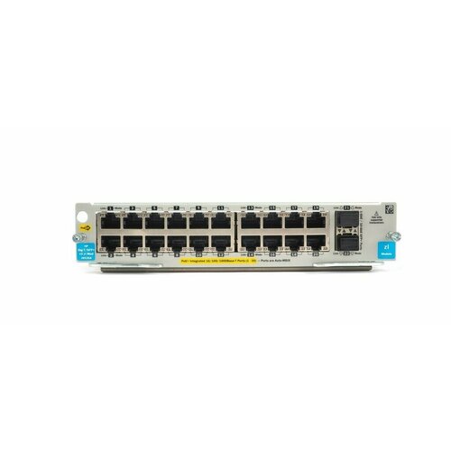 Модуль коммутатора HP J9536A 20-port Gig-T PoE+/2-port 10GbE SFP+ v2 zl Network Module модуль hp 2 port 10gbe sfp al module