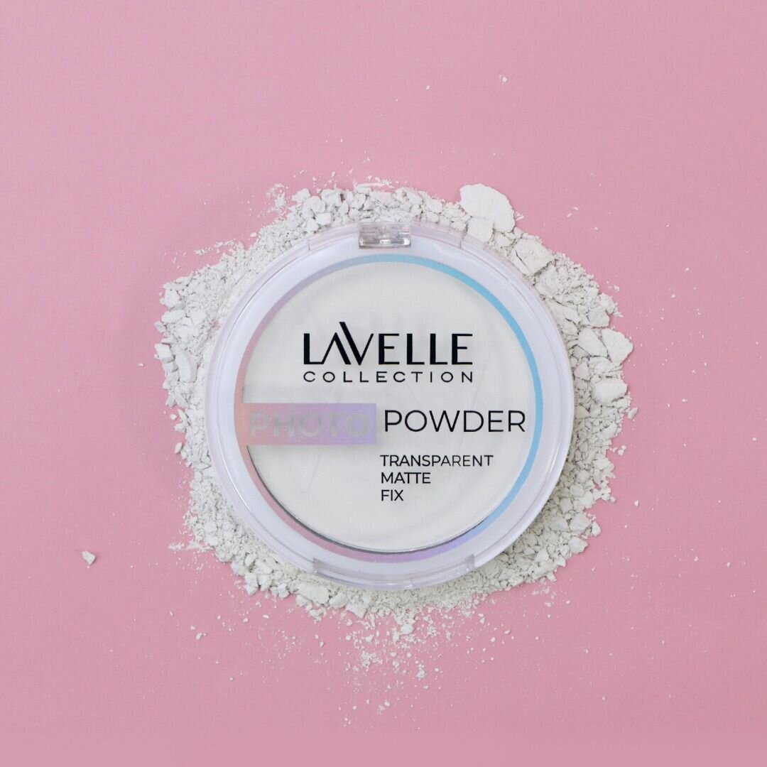 LavelleCollection Пудра для лица Photo filter Powder матирующая, минеральная, фиксирующая, прозрачная