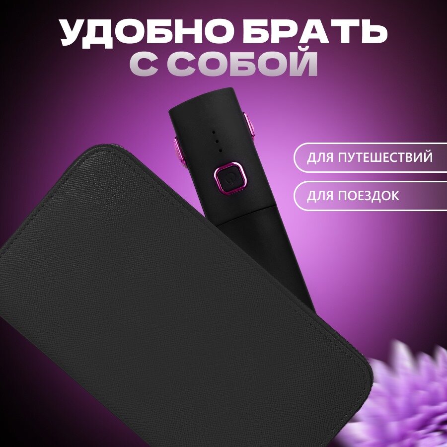 Утюжок для волос/ mini hair straighteners / Мини - утюжок/ Утюжок походный/ дорожный/ lipstick small splint - фотография № 7