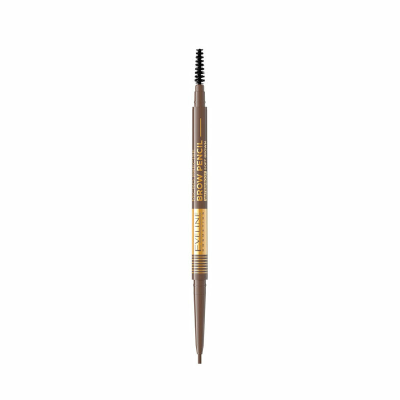 Карандаш для бровей Eveline Cosmetics Micro Precise Brow Pencil т.02 Soft Brown 3 г