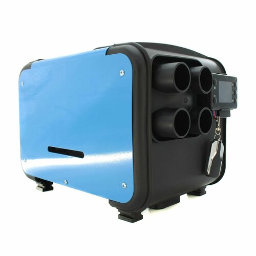 Воздушный автономный отопитель переносной JH 5кВт12В24В220В 4 выхода металл синий 13365₽