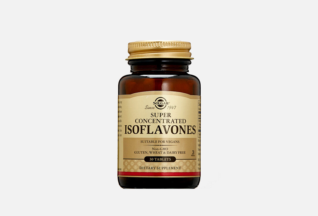 Для женского здоровья Solgar Super Concentrated Isoflavones в таблетках / кол-во 30 шт