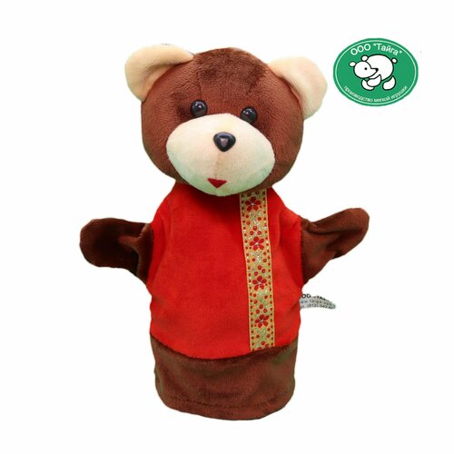Мягкая игрушка на руку Тайга для детского кукольного театра Медведь