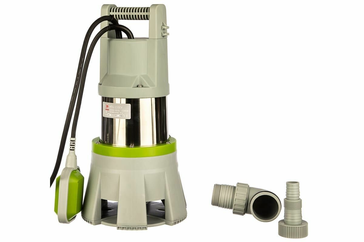 Центробежный фекальный насос Калибр НПЦ-1100У Aqua Line