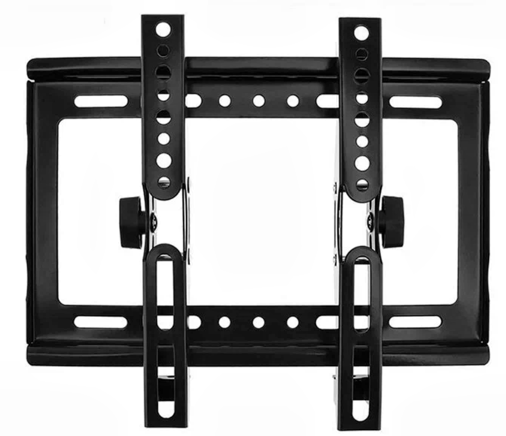 Кронштейн для телевизора настенный для телевизоров/мониторов от 14" до 42" с грузоподъёмностью до 25 кг наклонный