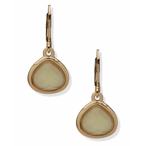 Серьги ANNE KLEIN, пластик, желтый