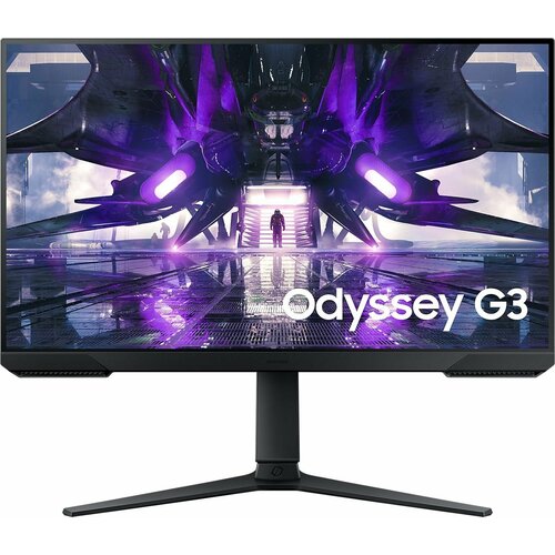 Монитор Samsung 27 Odyssey G3 S27AG320NI черный VA LED 1ms 169 HDMI полуматовая HAS Piv 250cd 178гр178гр 1920x1080 165Hz FreeSync Premium DP 48кг 3038000₽