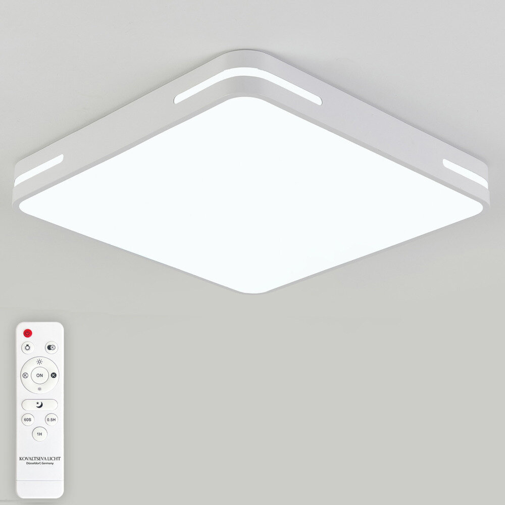 Потолочный светодиодный светильник Natali Kovaltseva Modern LED LAMPS 81331 с пультом ДУ 100W, белый, LED