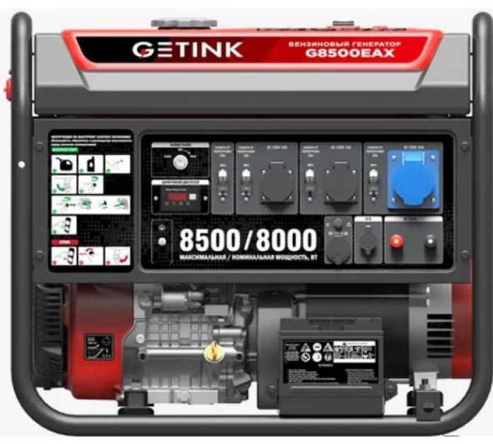 фото Бензиновый генератор Getink G8500EAX