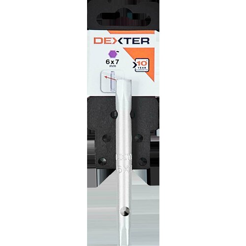 Ключ торцевой трубчатый Dexter 6x7 мм длина 100 мм