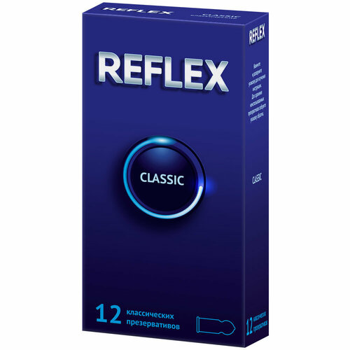 Reflex Classic презервативы в смазке, 12 шт. reflex classic презервативы в смазке 12 шт