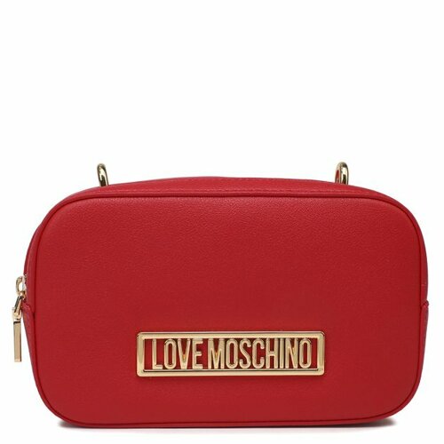 Сумка кросс-боди LOVE MOSCHINO, красный wide red strap canvas webbing backpack with seat belt diy pet rope sewing crafts bag accessories webbing