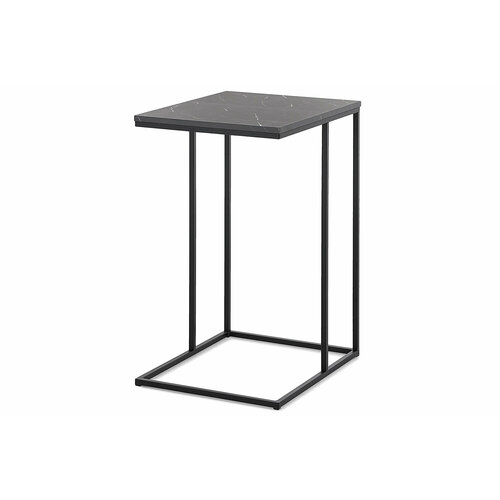 Журнальный стол Фиеста-2, чёрный мрамор/чёрный