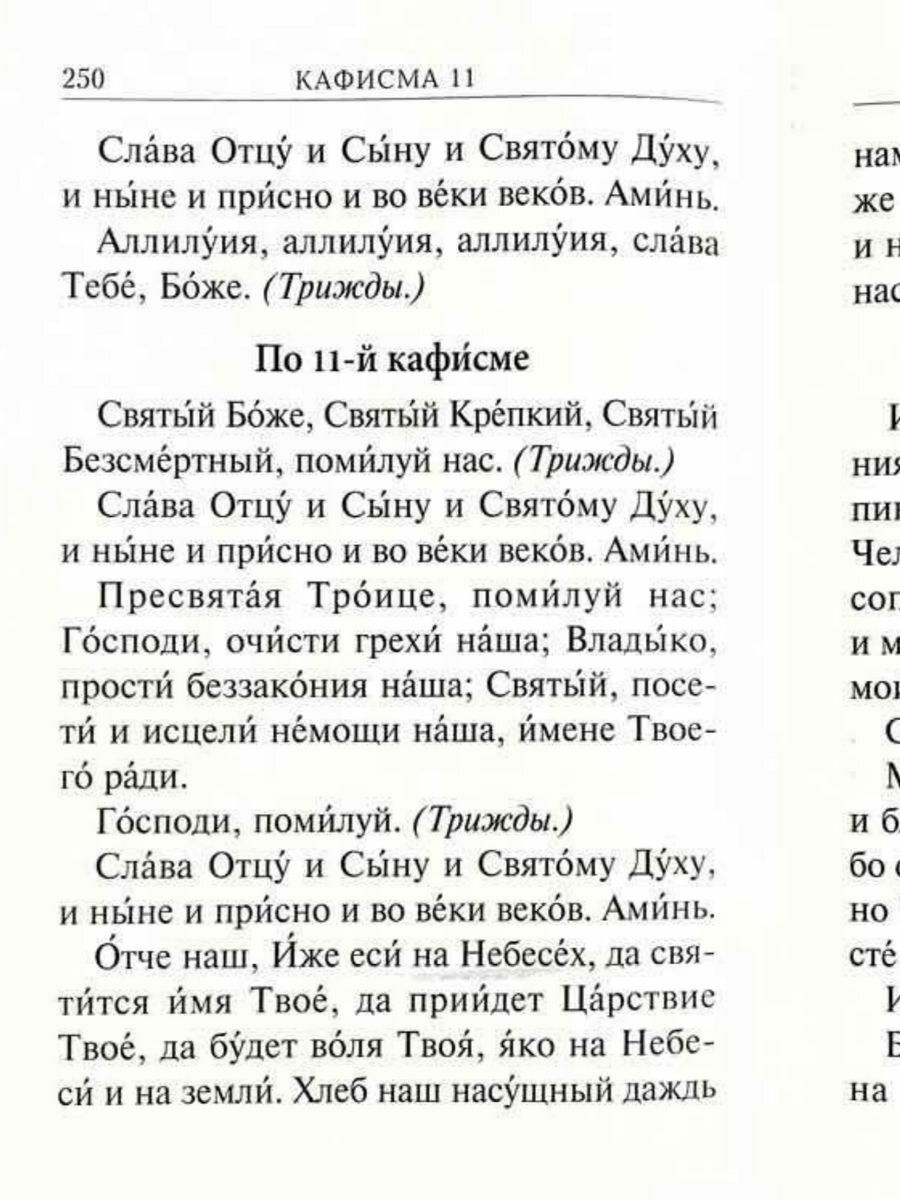 Книга Псалтирь с молитвами о живых и усопших, с указанием чтений на всякую потребу по н... - фото №7