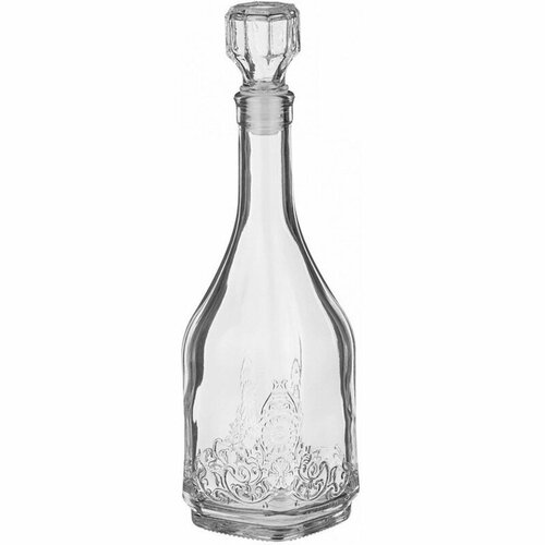 Графин 1000 мл Орнамент с пробкой стеклянный 550₽