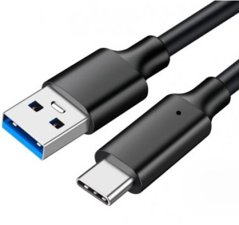Кабель Ks-is KS-845B-0.5 SuperSpeed+ 10Gbps USB-C(m) - USB-A(m) черный, 50см