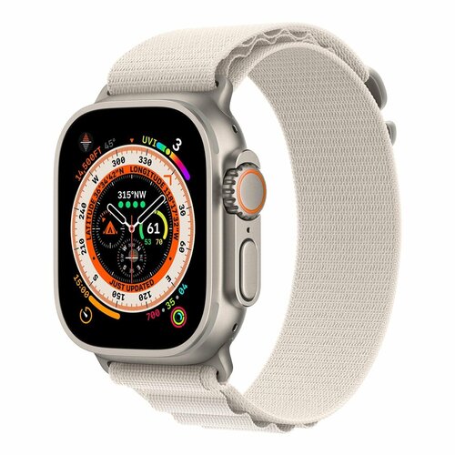 Ремешок для Apple Watch 38/40/41 mm (Series 1-9/SE), WiWU Watchband Ultra, Starlight