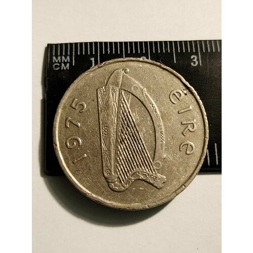 Ирландия 10 пенсов 1975. Рыба / арфа. Из обращения. 10 пенсов 1993 ирландия из оборота