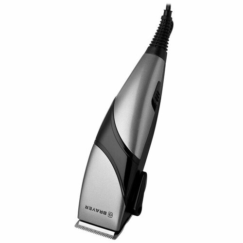 Машинка для стрижки BRAYER 3434BR 15 Вт 36912 мм нерж сталь от сети чёрно-серая 173300₽