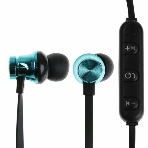 Наушники T11 беспроводные вакуумные ВТ 41 микрофон 80 мАч голубые 532₽