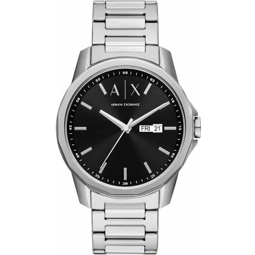 фото Наручные часы armani exchange banks, серебряный