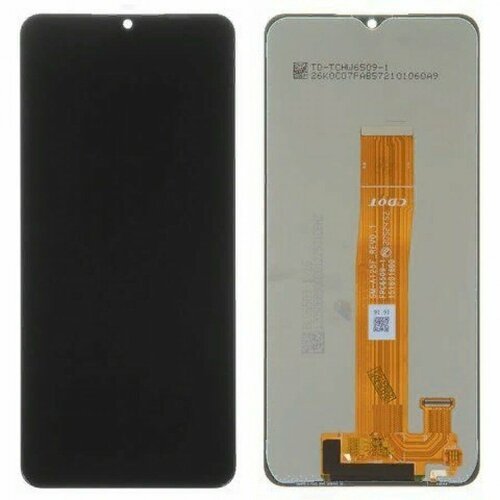 Дисплей для Samsung A125F (A12) в сборе с тачскрином Черный дисплей для samsung galaxy a12 a125f матрица original с сенсорным стеклом черный