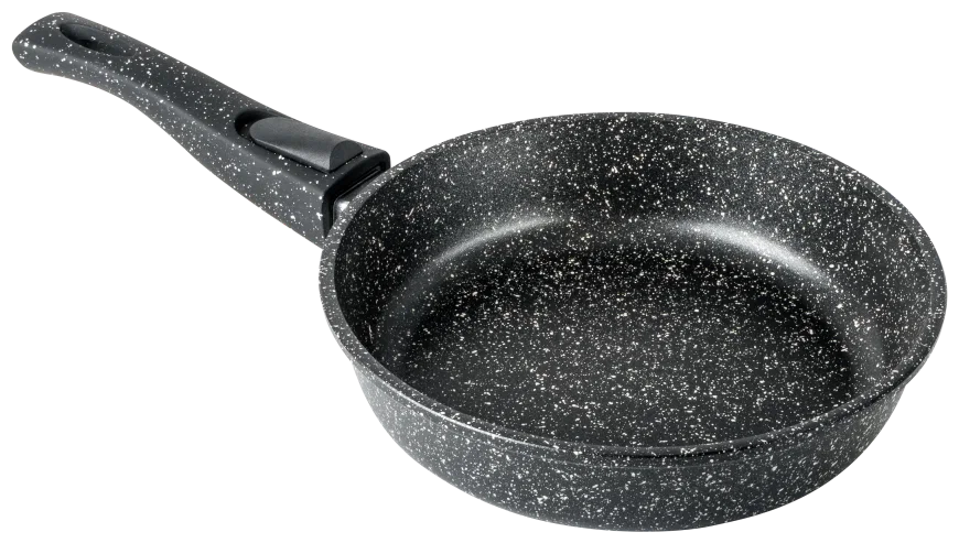 Сковорода с антипригарным покрытием гранит 20см со съемной ручкой