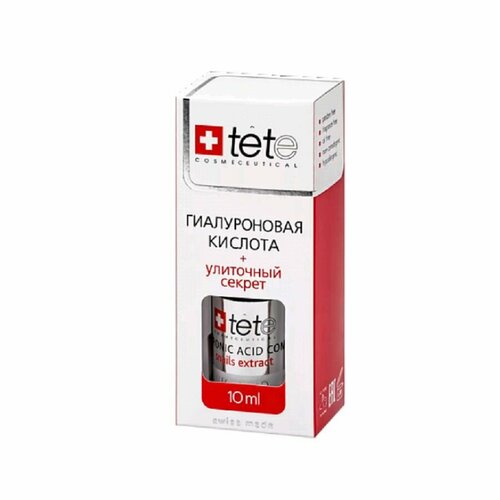 TETe Cosmeceutical Cosmeceutical Hyaluronic Acid + Snail Extract Гиалуроновая кислота + Улиточный секрет