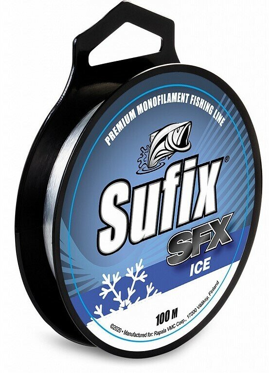 Леска зимняя Sufix SFX ICE Clear 100м 0.18мм