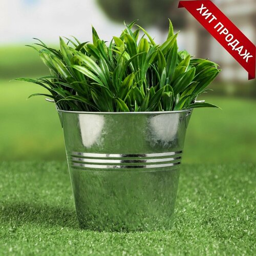 Кашпо Ведерко 13,5х13,5х11,5см