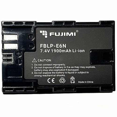 Аккумулятор FUJIMI LP-E6N для Canon зарядное устройство lc e6e lc e6 для аккумулятора lp e6 lp e6n фотоаппаратов canon eos 5d 60d 6d 5d mark ii