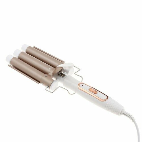 Плойка Luazon LW-05 35 Вт керамическое покрытие d25 мм 220С белая арт 9616703 253600₽